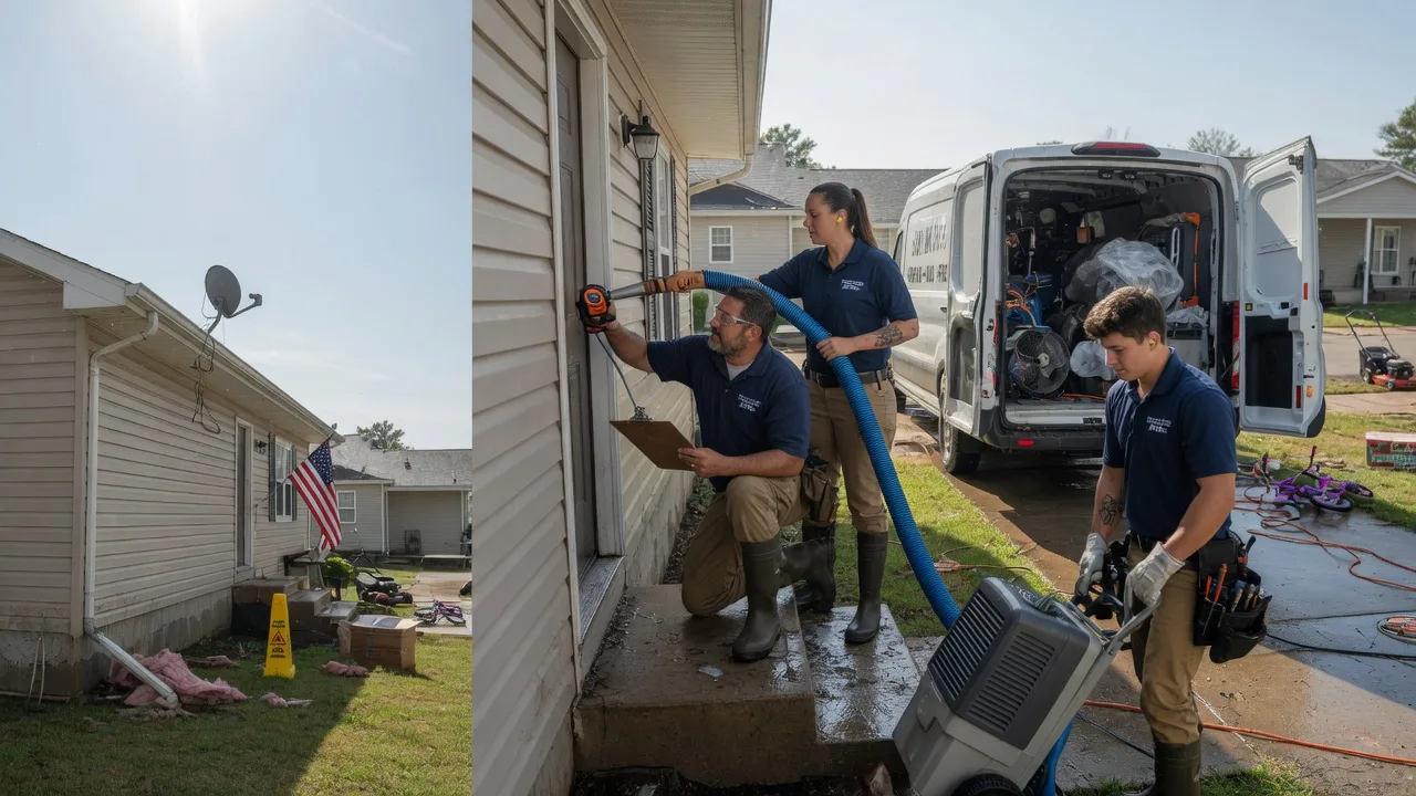 Ceiling Water Damage Restoration in Bertrand, MO near me